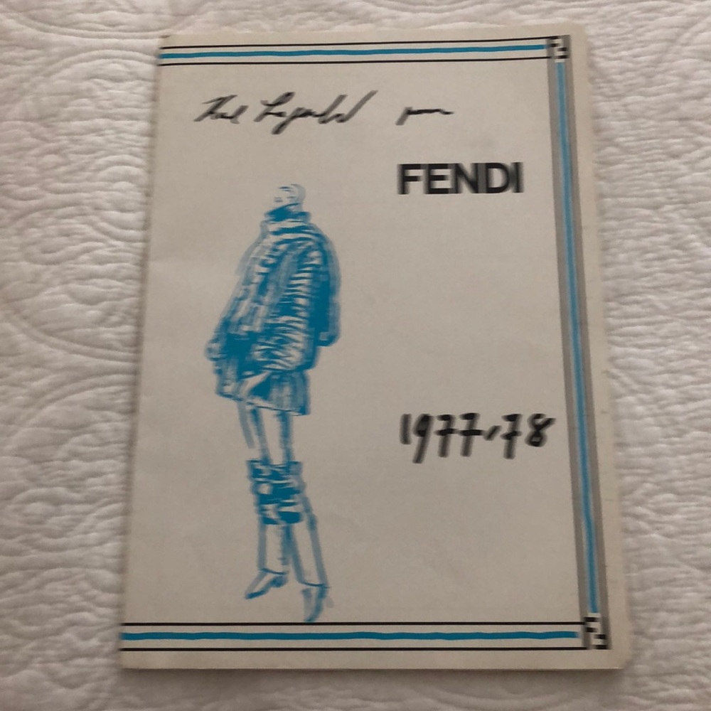 FENDI RARE vintage journal/sketch/note pad